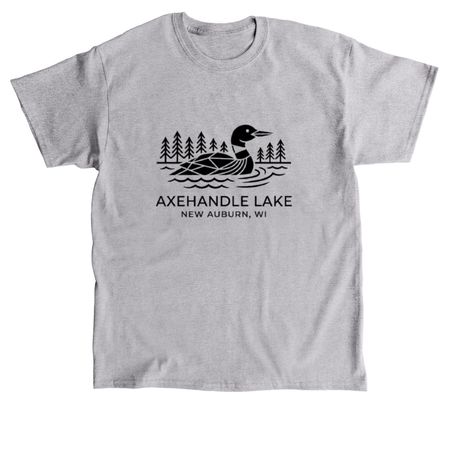 Shirts with Black Logo, a Sport Grey Classic Unisex Tee