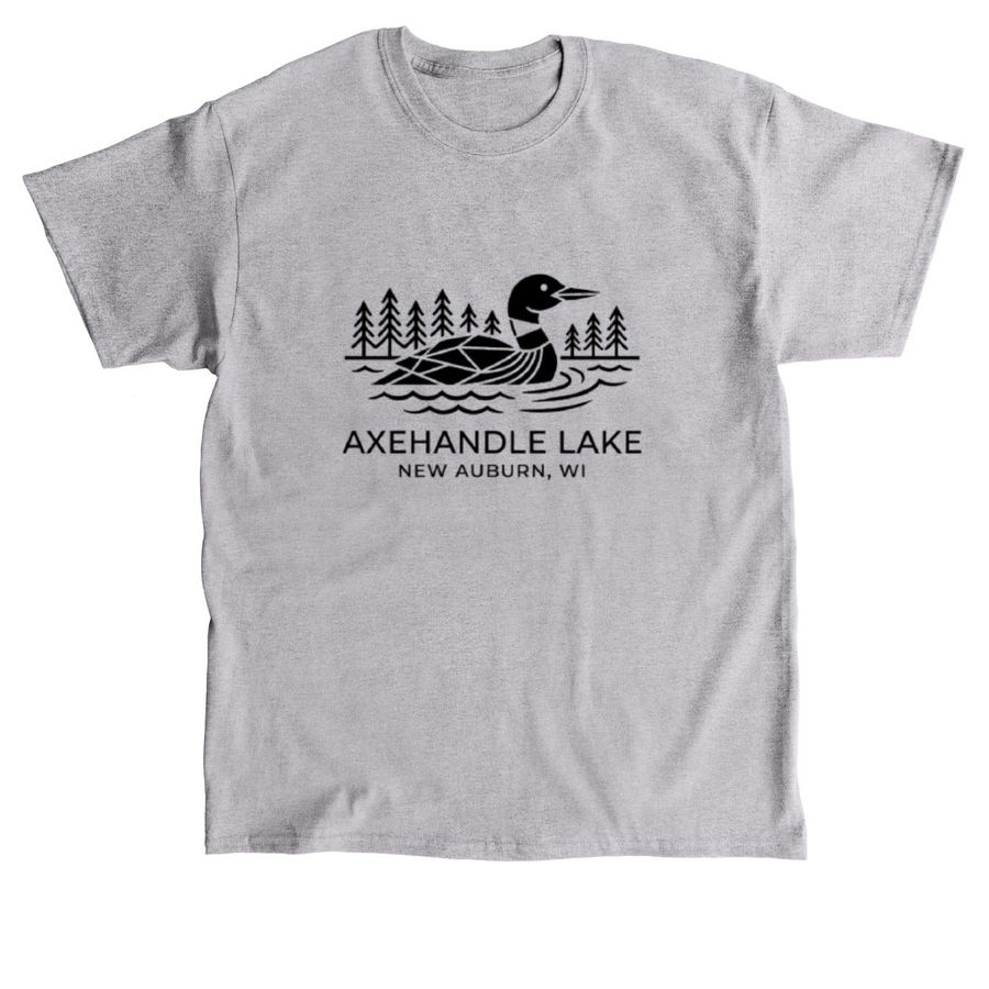 Shirts with Black Logo, a Sport Grey Classic Unisex Tee