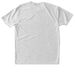 homebody, a Heather White Triblend Unisex Tee (back-view)