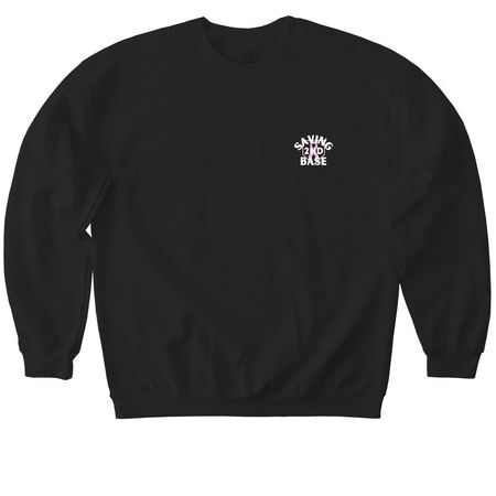 Pocket Style&nbsp;, a Black Softstyle Crewneck Sweatshirt
