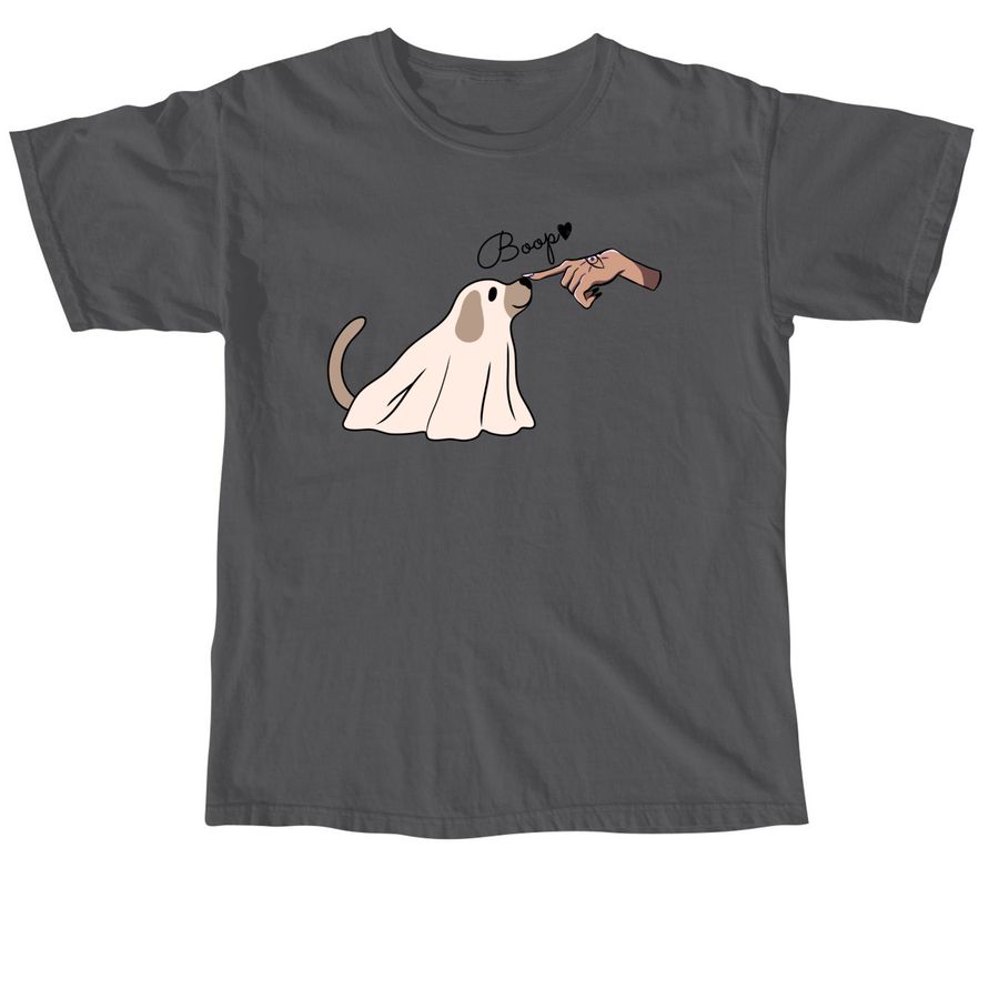 Boop Ghost Dog, a Pepper Comfort Colors Unisex Tee