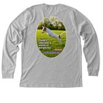 AEAR SPRING FUNDRAISER, a Athletic Heather Premium Long Sleeve Tee (back-view)