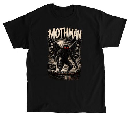 Mothman: Legend of Point Pleasant&nbsp;, a Black Classic Unisex Tee