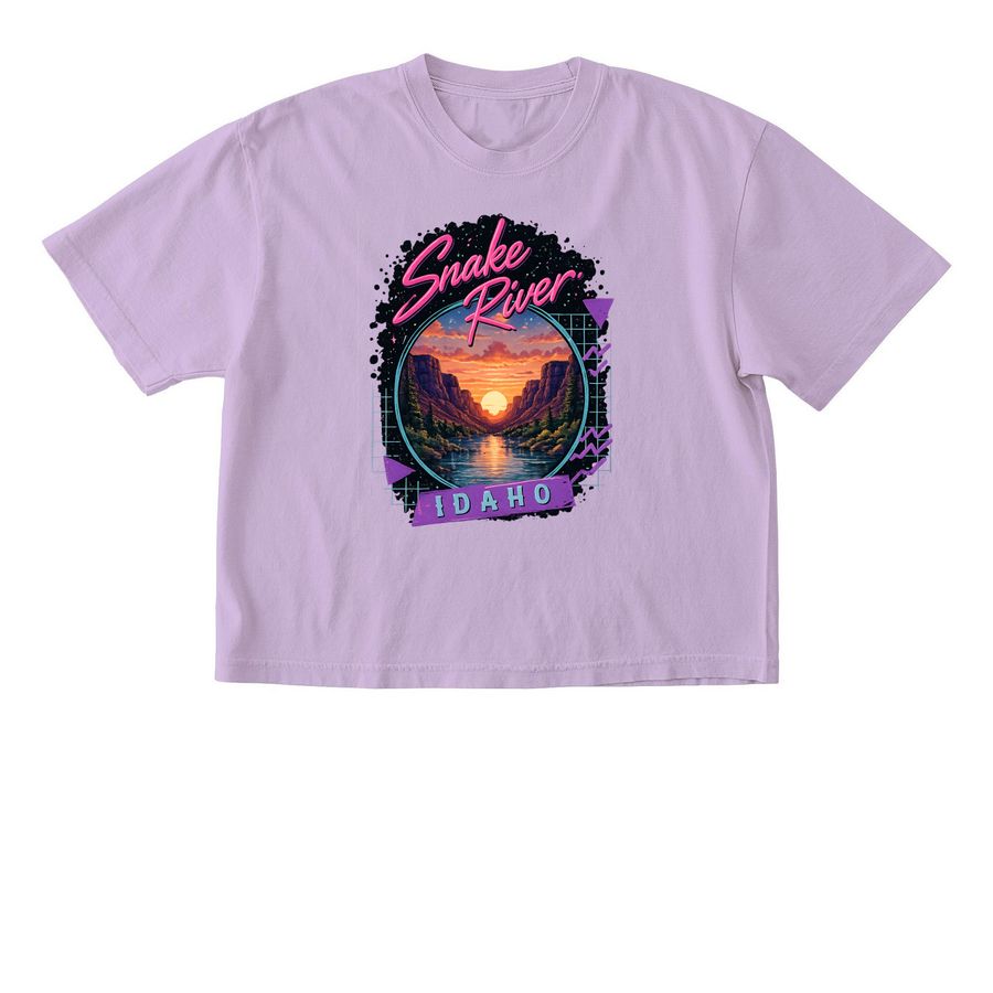 Canyon views, a Orchid Comfort Colors Boxy Tee