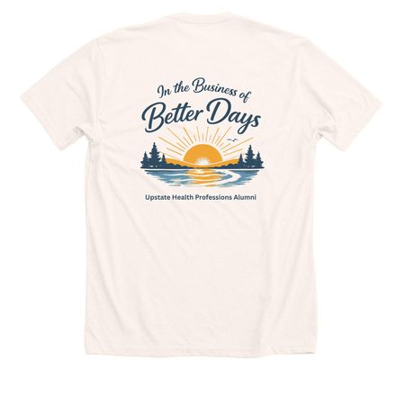 In the Business of Better Days, a Heather Natural Premium Unisex Tee