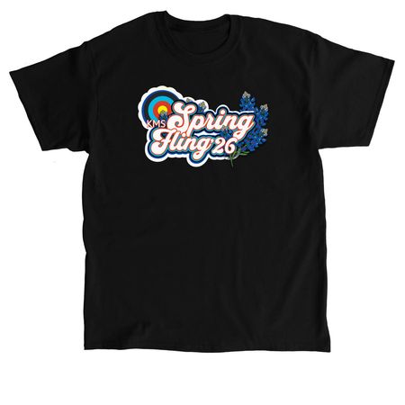 KMS Spring Fling 2026!, a Black Classic Unisex Tee