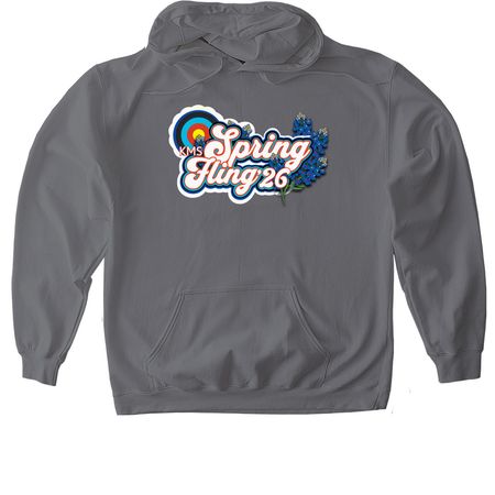 KMS Spring Fling 2026!, a Charcoal Gildan Softstyle Pullover Hoodie