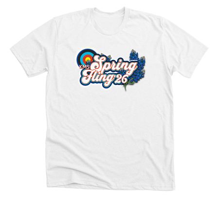 KMS Spring Fling 2026!, a Solid White Blend Premium Unisex Tee