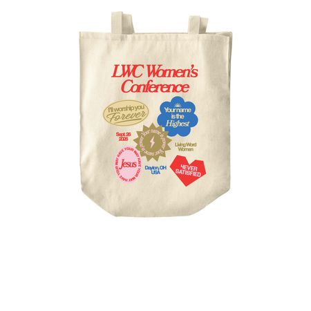 Women's Conference Tote Bag, a Natural Over-the-Shoulder Shopping Tote Bag