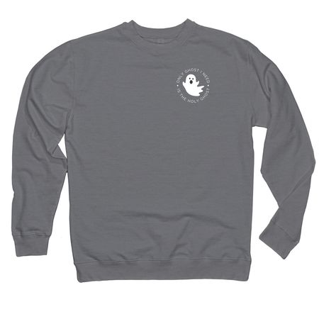 FALL SPECIAL: The Only Ghost I Need!, a Gunmetal Heather Midweight Crewneck Sweatshirt