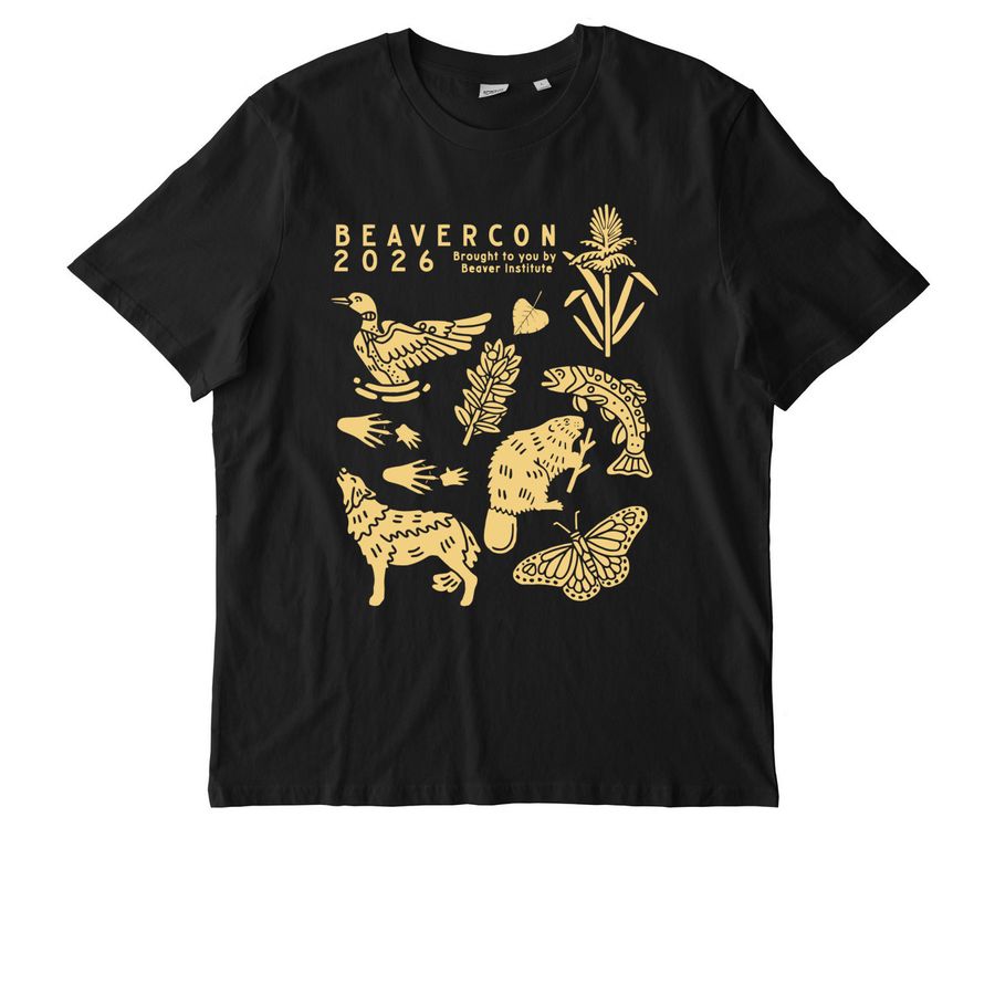 BeaverCON 2026 Tee - Black, a Black Stanley/Stella Unisex Creator 2.0 Tee