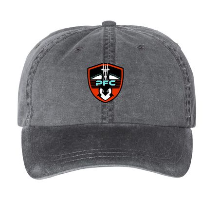 PFC Hats, a Black Printed Pigment Dye Baseball Cap