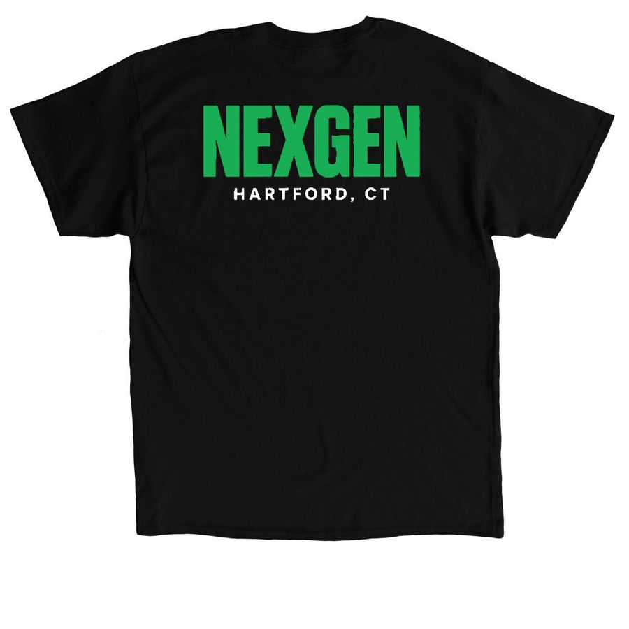 860 NexGen: Rep the Next, a Black Classic Unisex Tee (back-view)