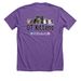 Buy A Shirt. &nbsp;Send a QT Kitten to College!, a Heather Team Purple Premium Unisex Tee (back-view)