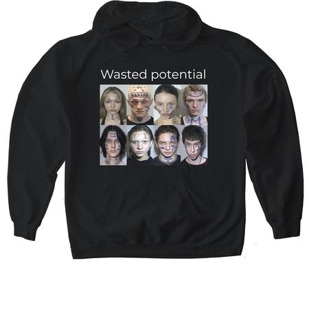 Yes, a Black Gildan Softstyle Pullover Hoodie