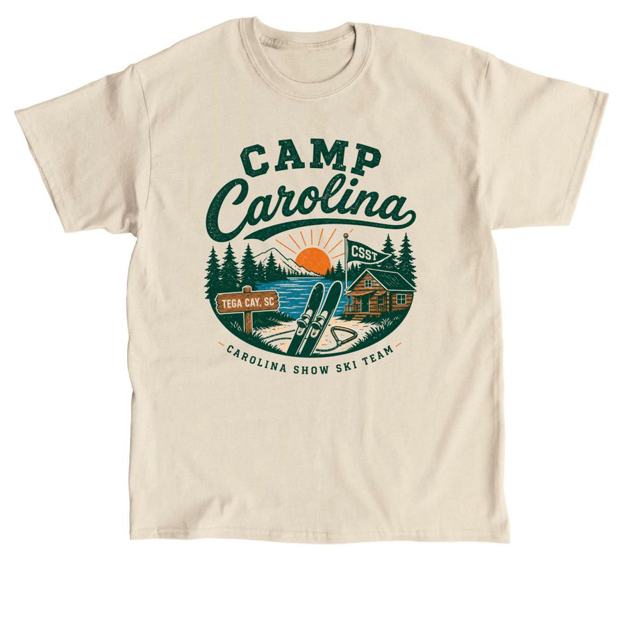 26 Theme Shirt- Cabin, a Sand Classic Unisex Tee