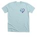 I Love Someone, a Heather Ice Blue Premium Unisex Tee