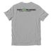My Milkweed Brings All the Bugs to the Yard!, a Granite Grey Heather Allmade Organic Cotton Unisex Tee (back-view)
