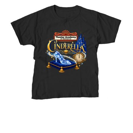 Cinderella, a Black Youth Unisex Tee