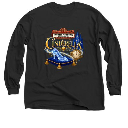 Cinderella, a Black Classic Long Sleeve Tee