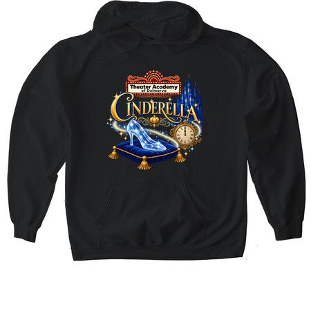 Cinderella, a Black Gildan Softstyle Pullover Hoodie