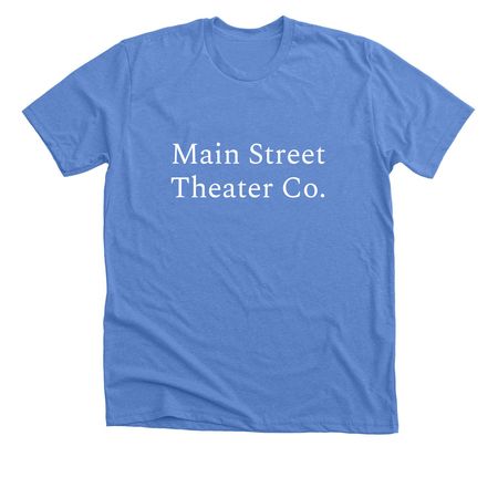 Main Street Swag, a Heather Columbia Blue Premium Unisex Tee