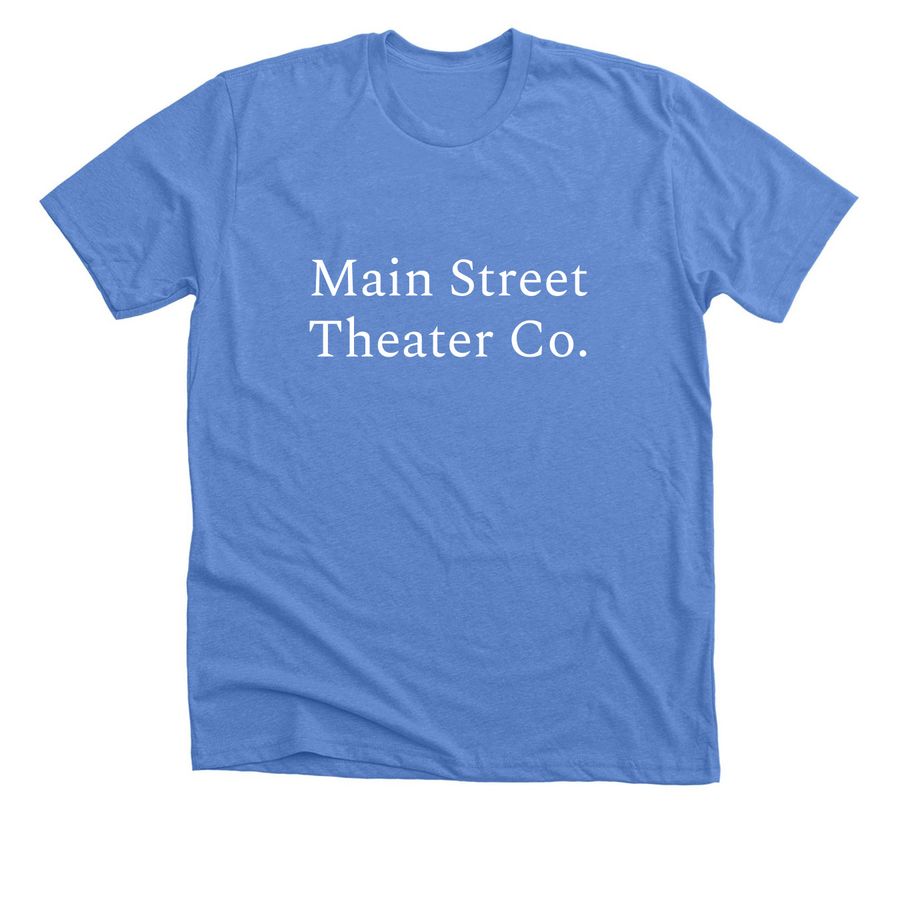 Main Street Swag, a Heather Columbia Blue Premium Unisex Tee