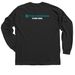 PTSD Awareness, a Black Classic Long Sleeve Tee (back-view)