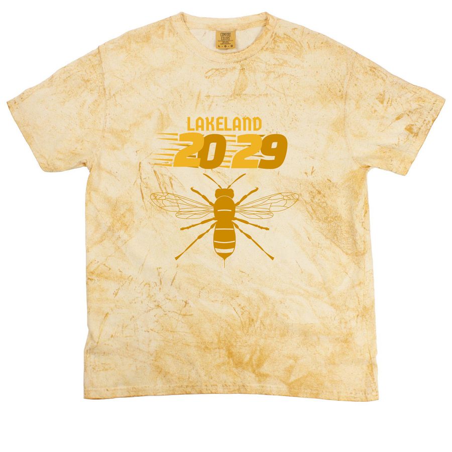 Retro Hornet, a Citrine Comfort Colors Colorblast Tee