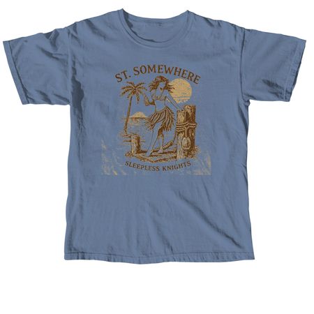 Dockside Dancer, St. Somewhere, a Blue Jean Comfort Colors Unisex Tee