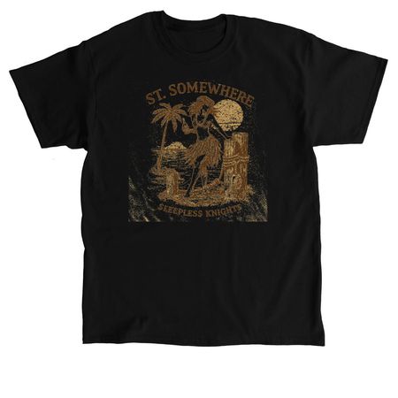 Dockside Dancer, St. Somewhere, a Black Classic Unisex Tee