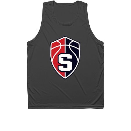 Dri-Fit Full Color Logo, a Iron Grey Unisex Performance Tank