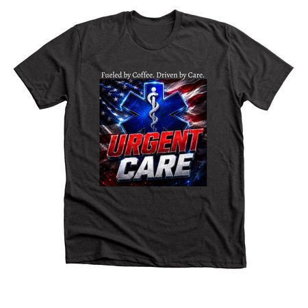 Urgent Care Shirts, a Dark Grey Heather Premium Unisex Tee
