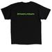 EVAN KNEW!!!, a Black Classic Unisex Tee (back-view)