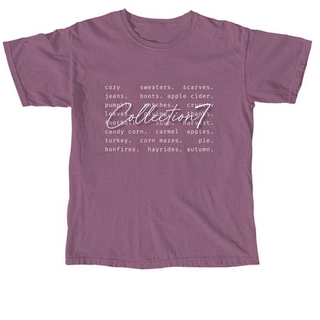 Limited Edition C7 Fall Design, a Berry Comfort Colors Unisex Tee