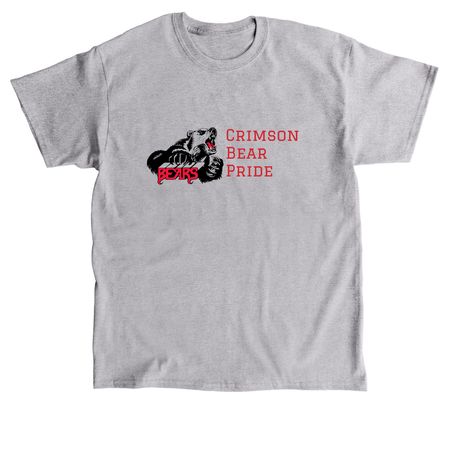 Crimson Bear Pride, a Sport Grey Classic Unisex Tee