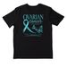 Spreading Ovarian Cancer Awareness - Athletic, a Black Nike Dri-FIT Jersey Blend Performance Tee (back-view)