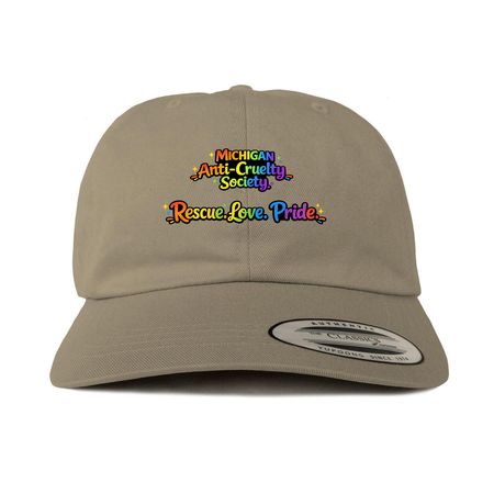 MACS Pride Hat, a Khaki Printed Classic Baseball Cap