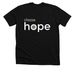 Choose Hope, a Solid Black Blend Premium Unisex Tee