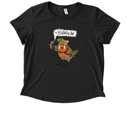 Palihoa Translocation 2026, a Space Black Allmade Eco Triblend Women?s Scoop Neck Tee