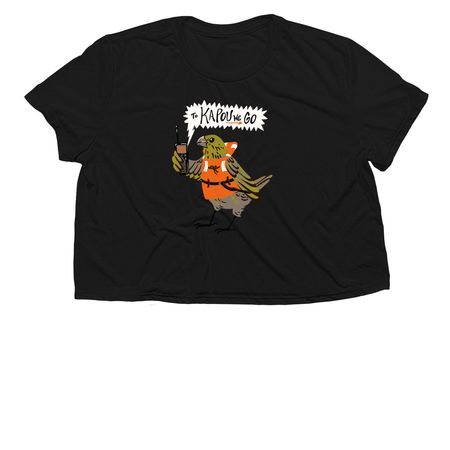 Palihoa Translocation 2026, a Black Women?s Flowy Cropped Tee