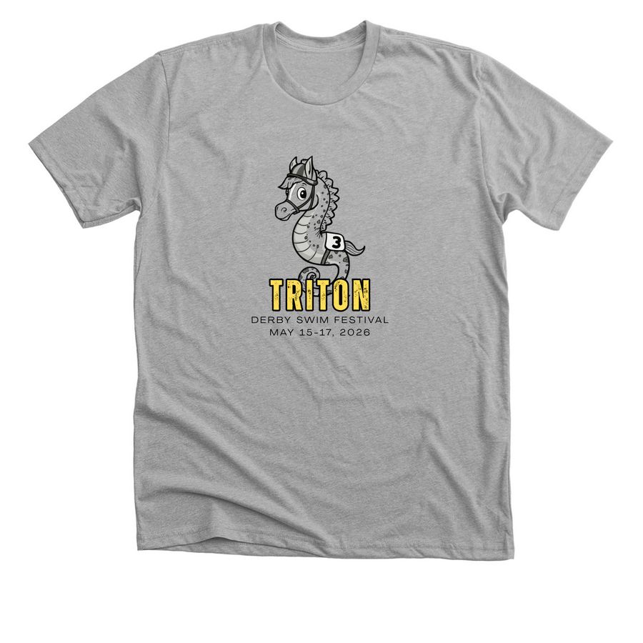 2026 Triton Derby Swim Festival, a Athletic Heather Premium Unisex Tee