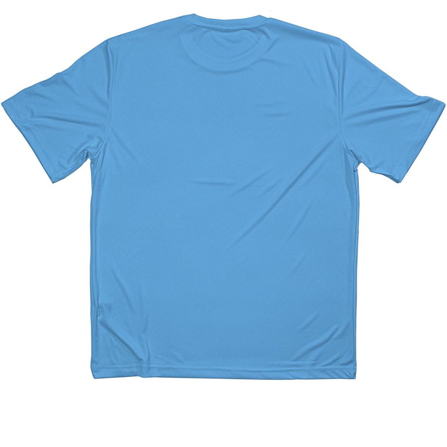 Franklin Heights Girls Soccer, a Carolina Blue Classic Performance Tee (back-view)