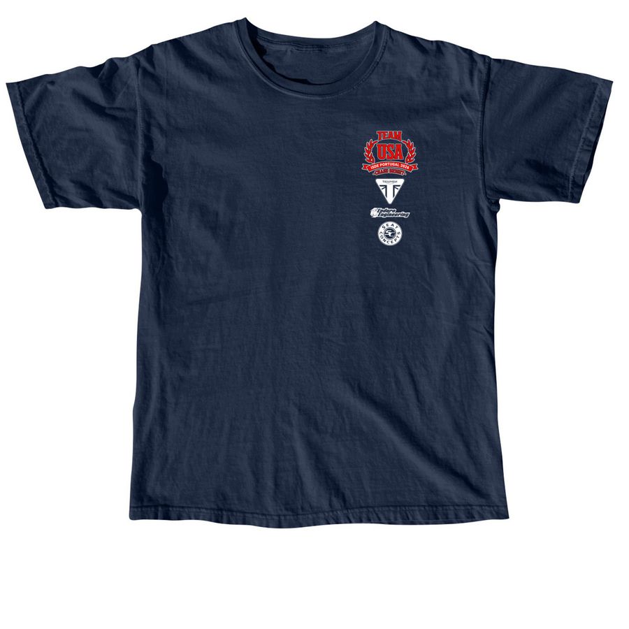 ISDE Portugal 2026, a True Navy Comfort Colors Unisex Tee