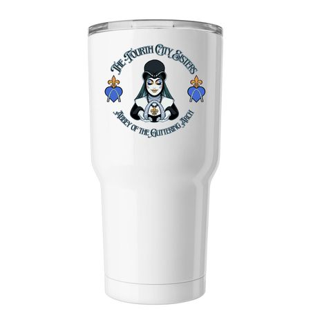 Why I'm late to work..., a White Insulated Tumbler
