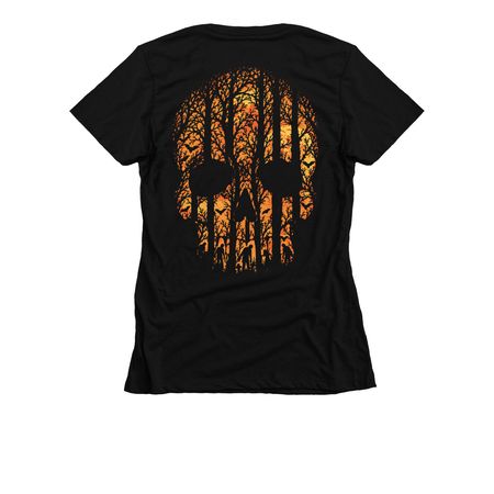 The Walking Dead, a Black Women's Slim Fit Tee