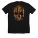 The Walking Dead, a Solid Black Blend Premium Unisex Tee (back-view)