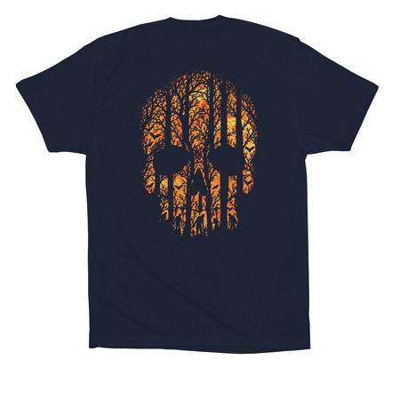 The Walking Dead, a Navy Premium Cotton Tee