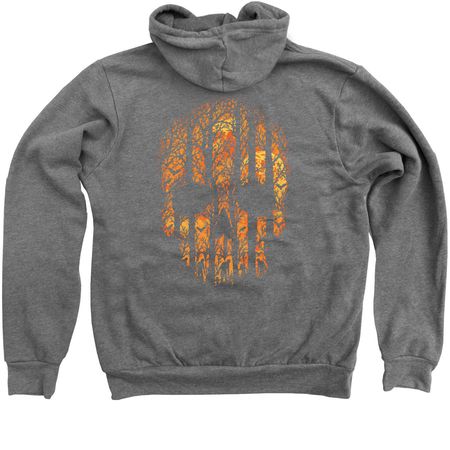 The Walking Dead, a Deep Heather Zip Up Hoodie
