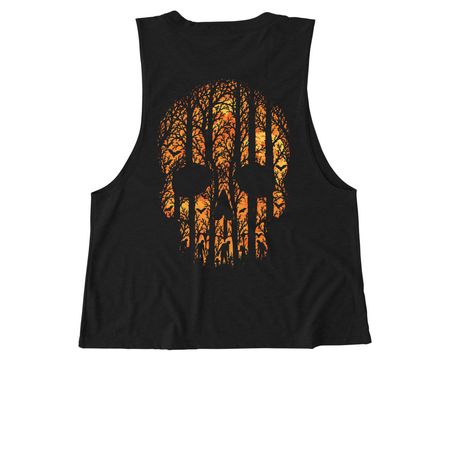 The Walking Dead, a Deep Black Allmade Eco Triblend Women?s Muscle Tank